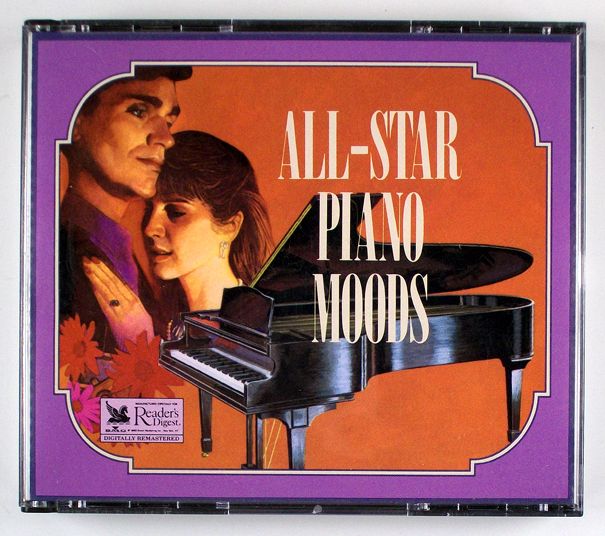READERS DIGEST ALL STAR PIANO MOODS 4 CD SET. WITH BOOKLET.
