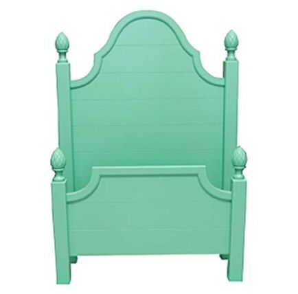 Coastal COTTAGE STYLE Cape Cod BED 40 Painted Colors Solid Wood KING 