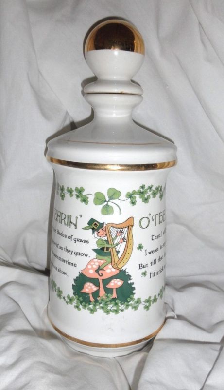 1968 Weller Distillery Old Fitzgerald PorcelainDecanter  