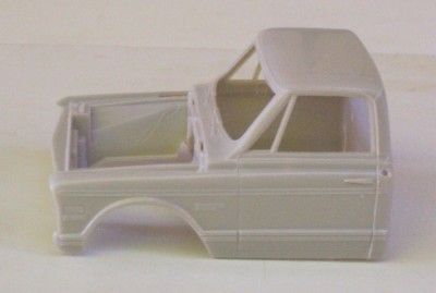 CAB + 5 parts ONLY 1972 Chevy Truck Pickup AMT 125 Model Part  