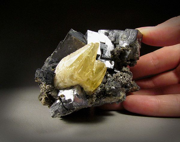 Calcite and Galena, Buick Mine, Missouri  