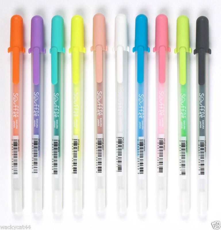 SAKURA SOUFFLE PEN  OPAGUE PASTEL COLORS  SELECT YOUR  