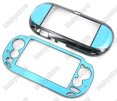 New Blue Aluminum Metal Hard Case for Playstation PS Vita PSV  