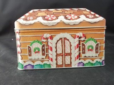 1994 Avon Gingerbread House Tin Container  