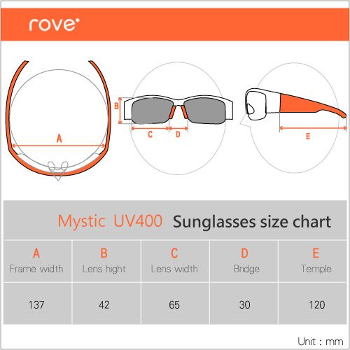 NEW ROVE Sunglasses UV400 TR90 Ferrari Red  