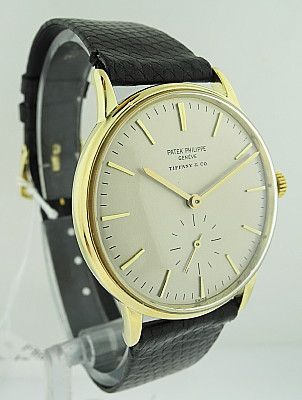 PATEK PHILIPPE, 18KYG AUTOMATIC, MADE FOR TIFFANY&CO  