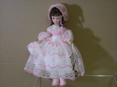 OLD COTTAGE TOYS 1960s VICTORIAN DOLL + PARTY DRESS NEW  