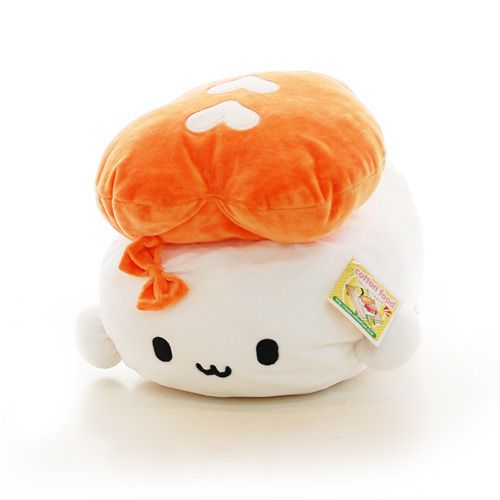 CUTE Japan Sushi Plush Pillow Cushion Doll 12 SHRIMP  