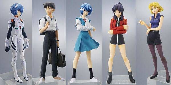 EVA Evangelion Portraits OVA Movie Rei Shinji 6 Figure  