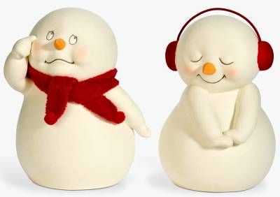 2010 SNOWPINIONS 2 ASST *MEDIUM SNOWMEN* FIGURINES, NIB  