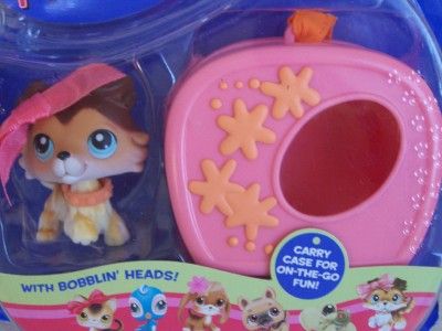 Littlest Pet Shop New Girl COLLIE w/CASE #58 RARE Retired *NIB* UHTF 