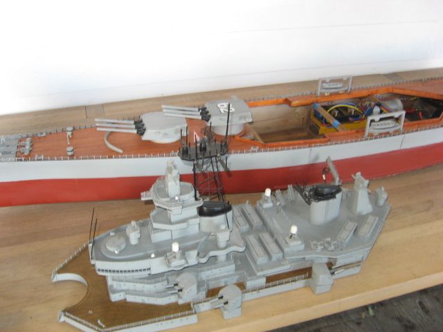 USS New Jersey Battleship BB 92 1982 Configuration  