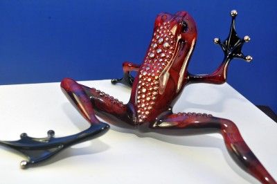HIGH FIVE by Frogman Tim Cotterill Bronze Frog  