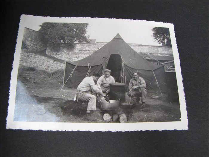 WWII Suede Photo Album Crashed Nazi Plane & Nose Art  