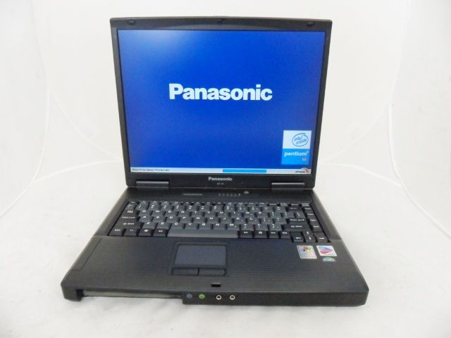 The item for sale is a used Panasonic CF 51 Business Rugged Laptop in 