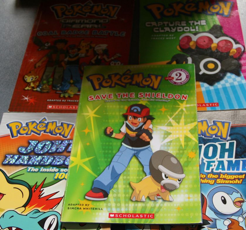 POKEMON SCHOLASTIC X 5 BOOKS NEW BULK LOT  