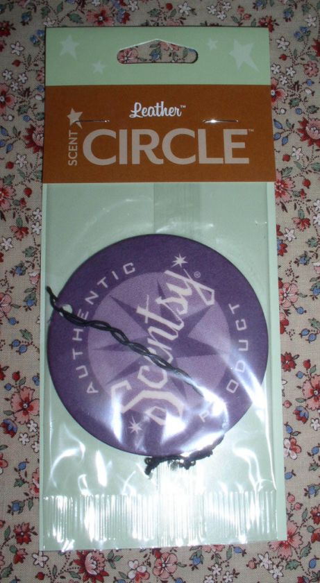 SCENTSY SCENT CIRCLE ~ Leather ~ NEW  