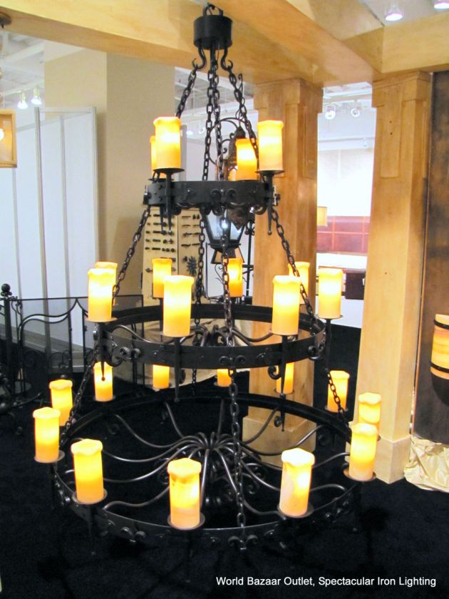 Santangelo CH Fleur De Lis 3 tier 24 Light Chandelier  