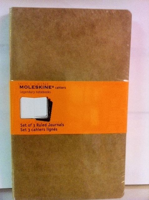 Moleskine Set of 3 Ruled Journals 5x8 1/4  