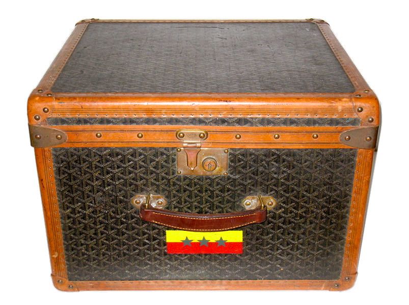 Maison Goyard Early to Mid Century Petite Trunk  