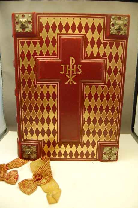 1961 Missale Romanum + ROMAN MISSAL + chalice +  