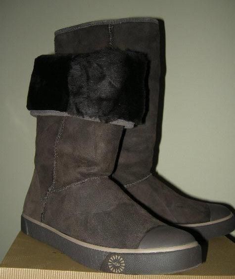 Ugg DELAINE CHOCOLATE BOOTS # 1886 Sizes 8,9  