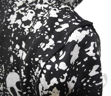 fashion mens rock cool skull printed punk jacket coat  