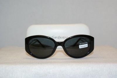 New Yves Saint Laurent Black Sunglasses 6546 & Case  