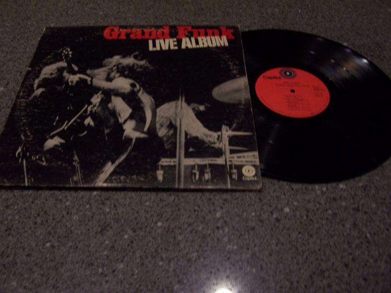 Grand Funk Railroad Live Album 2 LP SET  