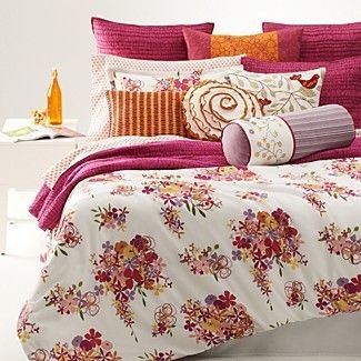 INCLUDES SHEETS EUROS NEW SKY TERRACE PINK FUSCHIA 9PC QUEEN DUVET 