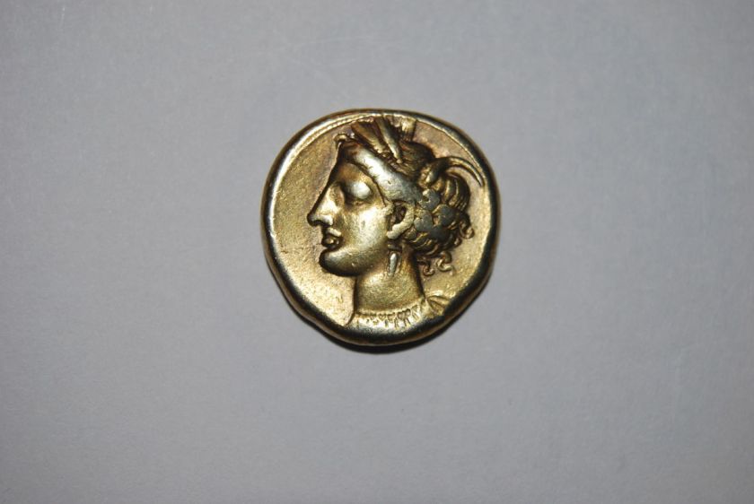 CARTHAGE   ZEUGITANIA   ca. 310 290 B.C. ELEKTRON STATER   7.38g GVF 