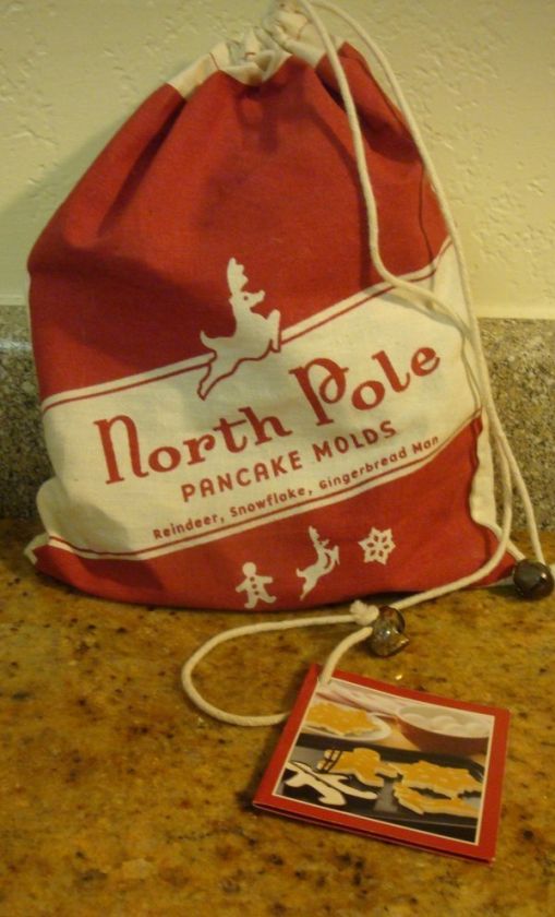 WILLIAMS SONOMA NORTH POLE PANCAKE MOLDS NEW  