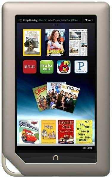 Brand *NEW*  NOOK Tablet 8GB Wi Fi Silver 7 Android 