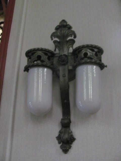 NICE ORIGINAL GOTHIC BRONZE SCONCES 11CC35  