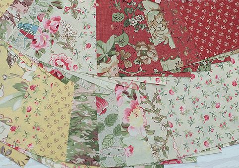 Fabric Candy Square 40 Sheet Pre cut Quilt Fabric  