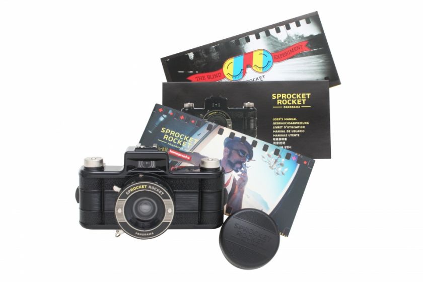 LOMO SPROCKET ROCKET PANORAMIC CAMERA LOMOGRAPHY 35MM FILM WIDE ANGLE 