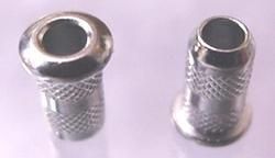 SET 5/32 CHROME GUITAR STRING FERRULES OR BUSHINGS  