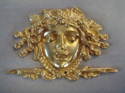 FACE XL ORMOLU MOUNT NEOCLASSICAL FURNITURE HARDWARE  