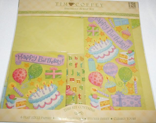 Company BIRTHDAY 12x12 Scrapbook Kit Scrapbooking  