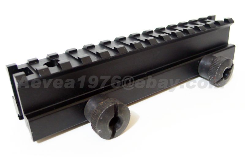 See Thru AR Flat Top 1 Riser Mount for Picatinny Rail  