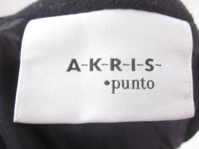 AKRIS PUNTO Black Wool Snap Front Jacket Size 12  