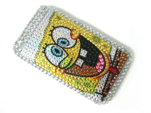 Spongebob Bling back Cover Skin Case for iphone 3g 3gs  