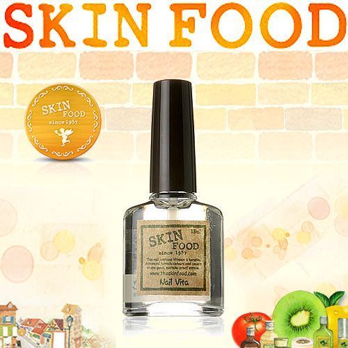 SKIN FOOD] SKINFOOD Nail Vita Black and White Line  