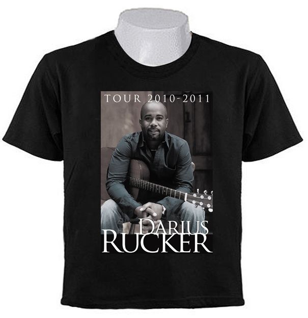 DARIUS RUCKER COUNTRY MUSIC TOUR 2010 2011 TSHIRTS d1  