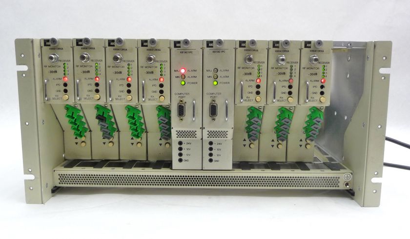 ADC BROADBAND COMMUNICATIONS HX2281EC + 7X H6413RXA MONITOR RECEIVER 