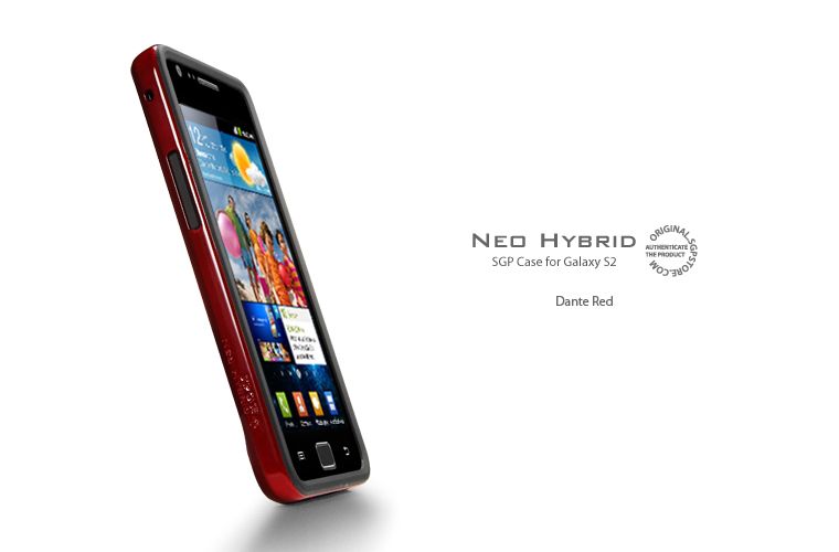 SGP Neo Hybrid Case DANTE RED   Samsung Galaxy S2 i9100  