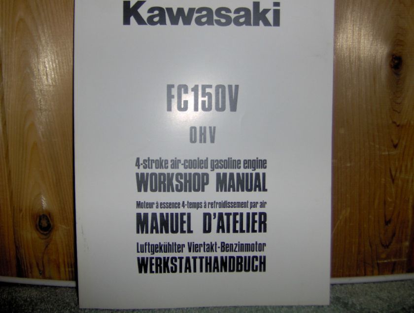 Kawasaki Service OHV Workshop Manual FC150V engines  