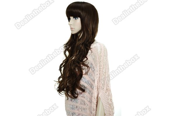 Sexy Stylish long Wavy Curly Pretty womens full wig/wigs