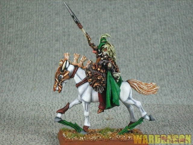 25mm Warhammer WDS Pro Painted Wood Elf Highborn m68  