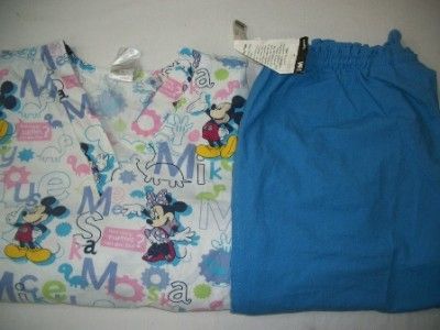   CHARACTER MEDICAL Nurse Dental Vet SCRUBS Outfits Sets Medium DISNEY